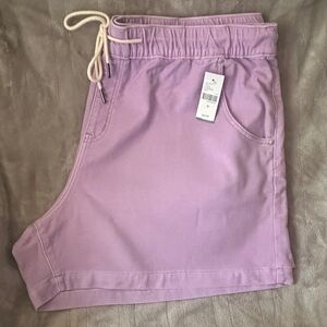 Lane Bryant Pull-On Knit Denim Shorts - 5.5" Inseam